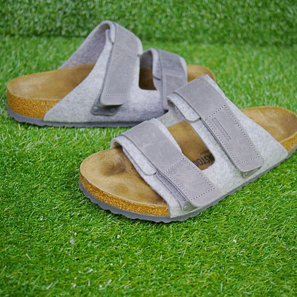 Birkenstock Uji Natural Leather-Felt Sandals - Men's Size 11‎